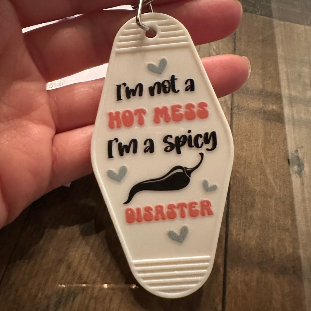Spicy Disaster Keychain
